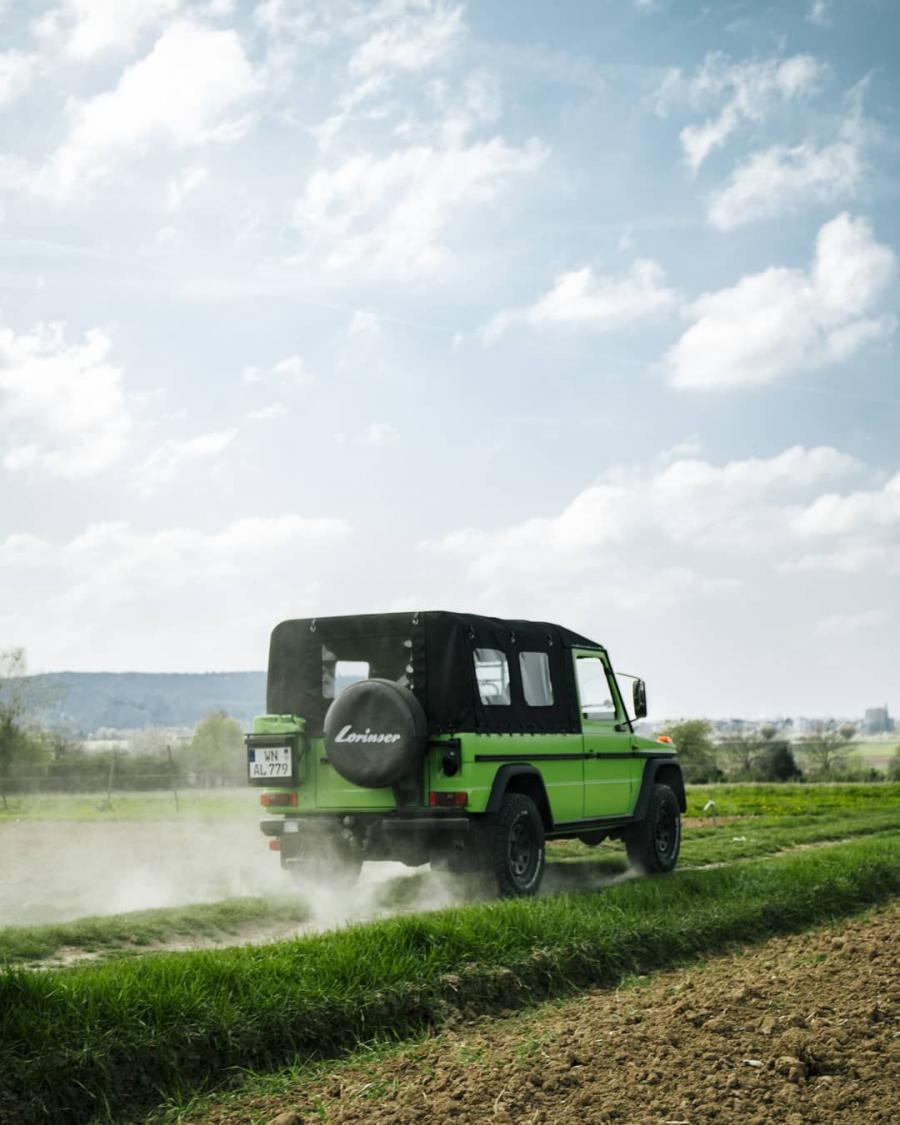  Puch 230GE Cabrio Lime Green by Lorinser 2019 года  (фото 6 из 9)